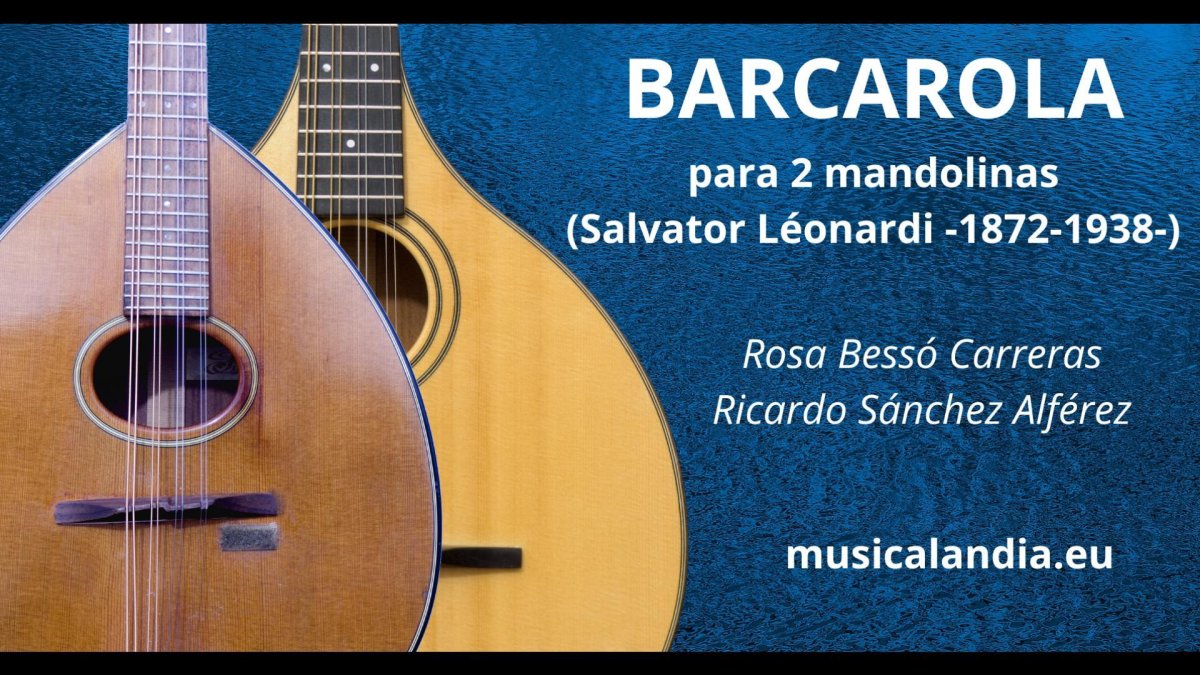 barcarola 2 mandolinas leonardi barcarola 2 mandolinas leonardi